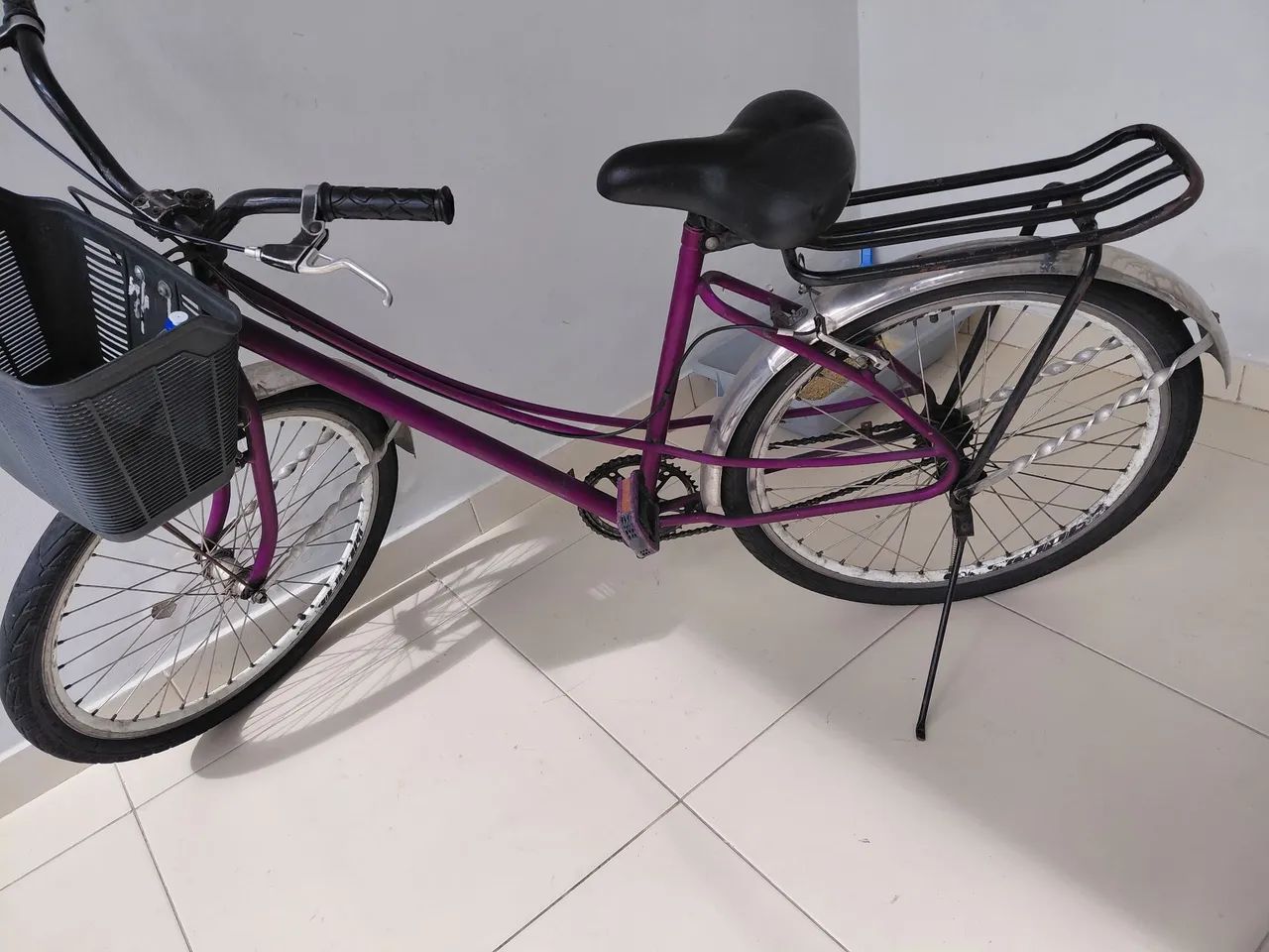 Bicicleta  roxa - Foto 3