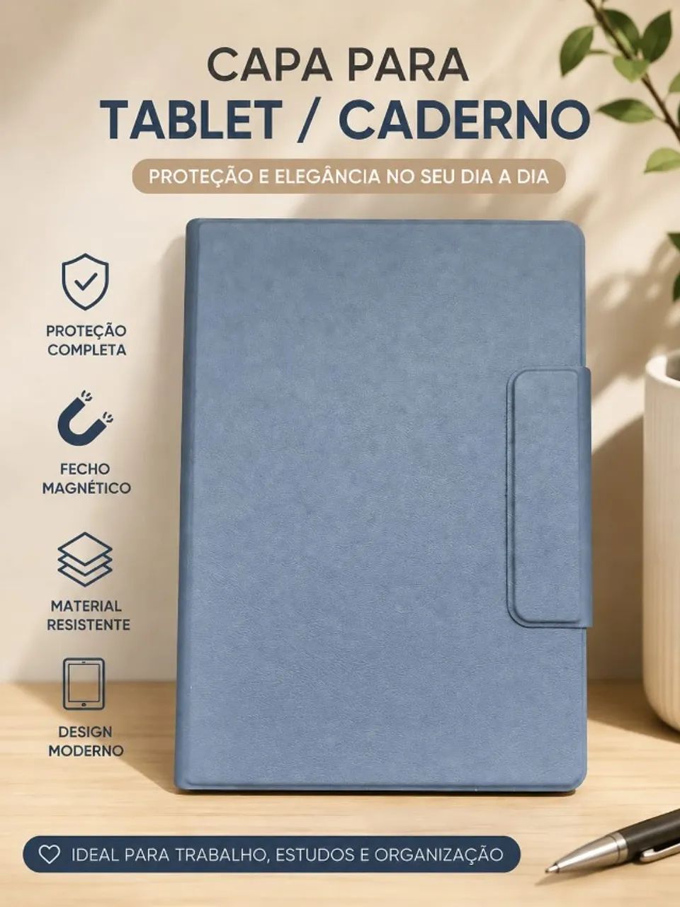 CAPA COM TECLADO PARA TABLET 10" - Foto 2