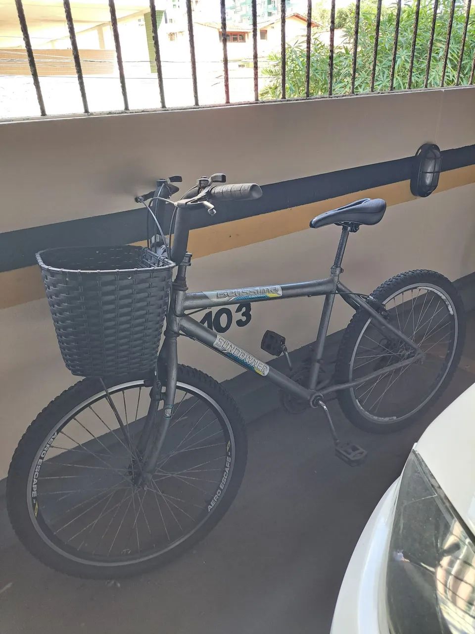 Bike usada com cestinha