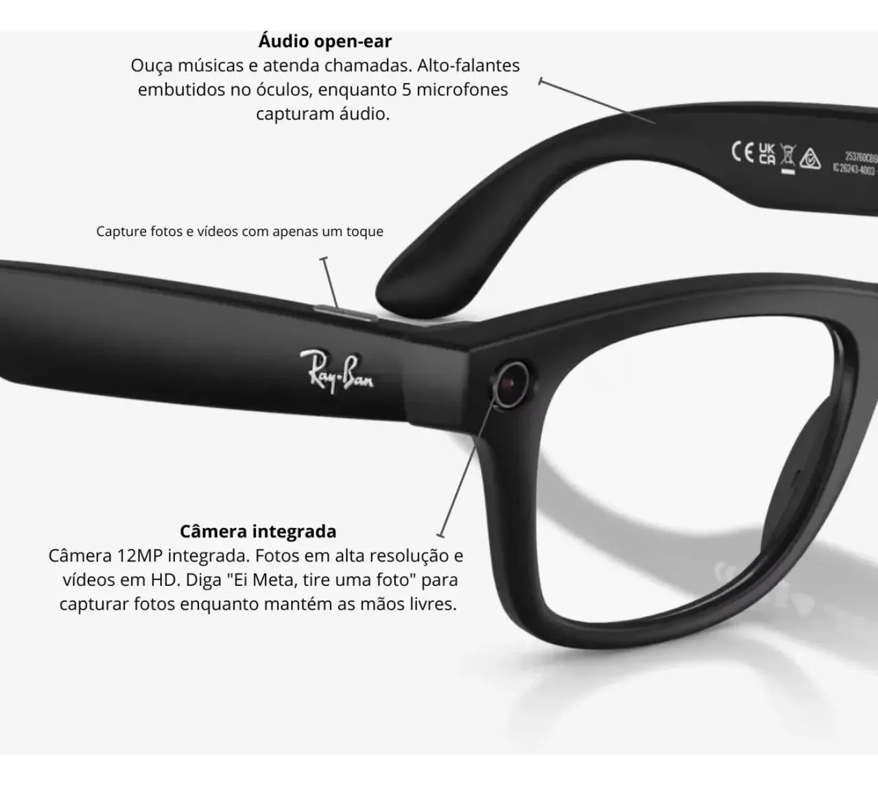 Ray Ban Meta Wayfarer Gen 2 - Foto 2