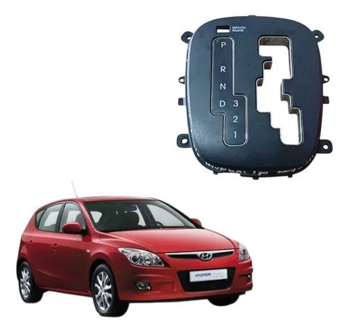 Moldura Alavanca Câmbio Hyundai I30 2009 A 2012 Preto