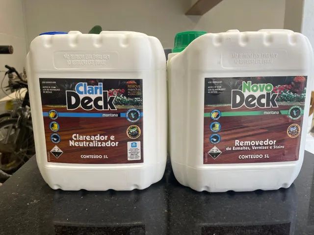 Removedor de verniz para Deck