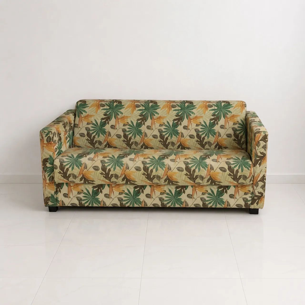 Sofá 3 lugares estampado - Bem conservado (Aceito Proposta)