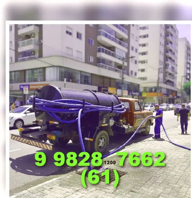 Desentupidora em Ceilândia, Taguatinga e Samambaia - Confiança hoje rápido