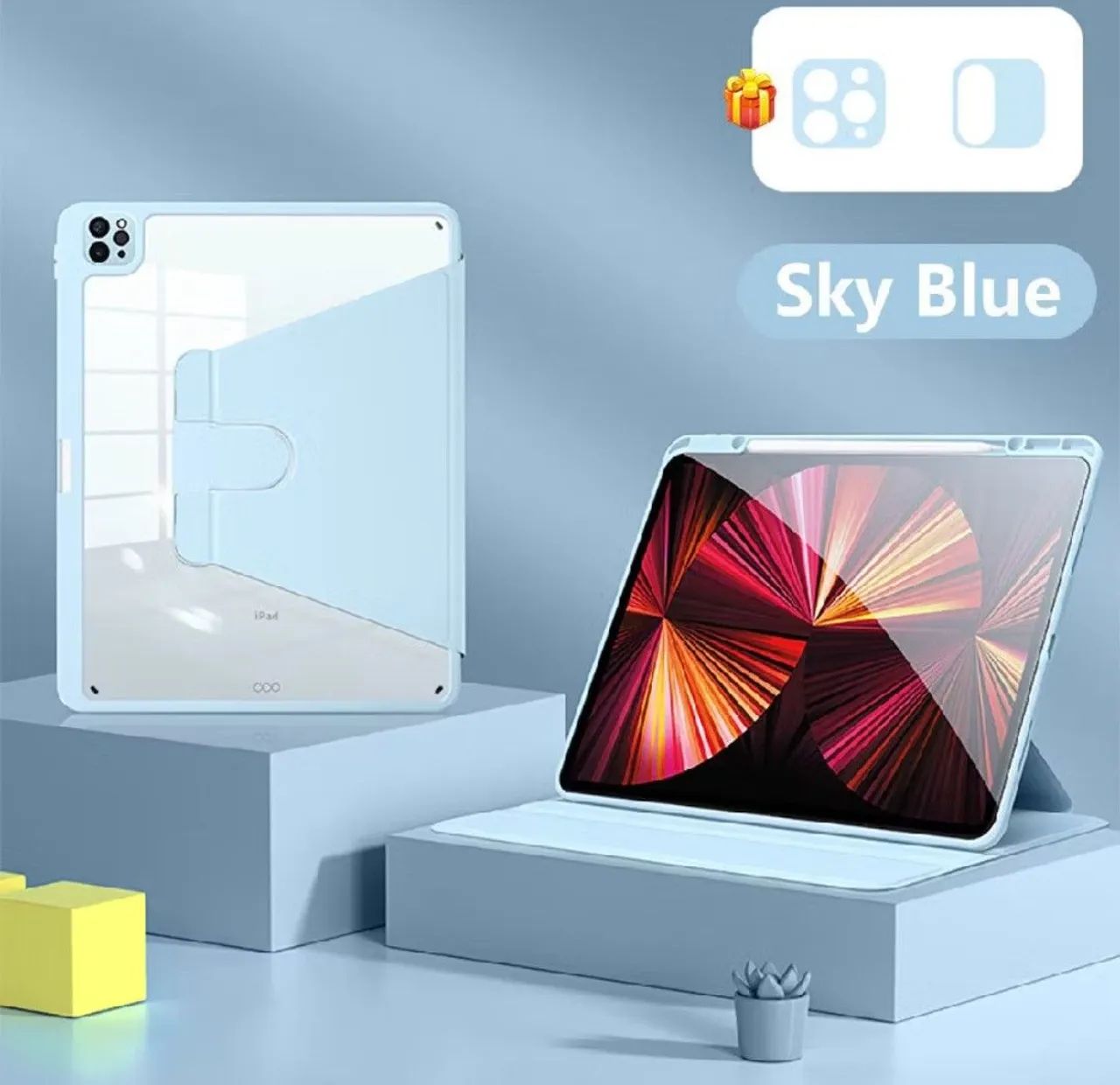 Case IPad, Blue, Pro12.9 2018-2022  - Foto 3