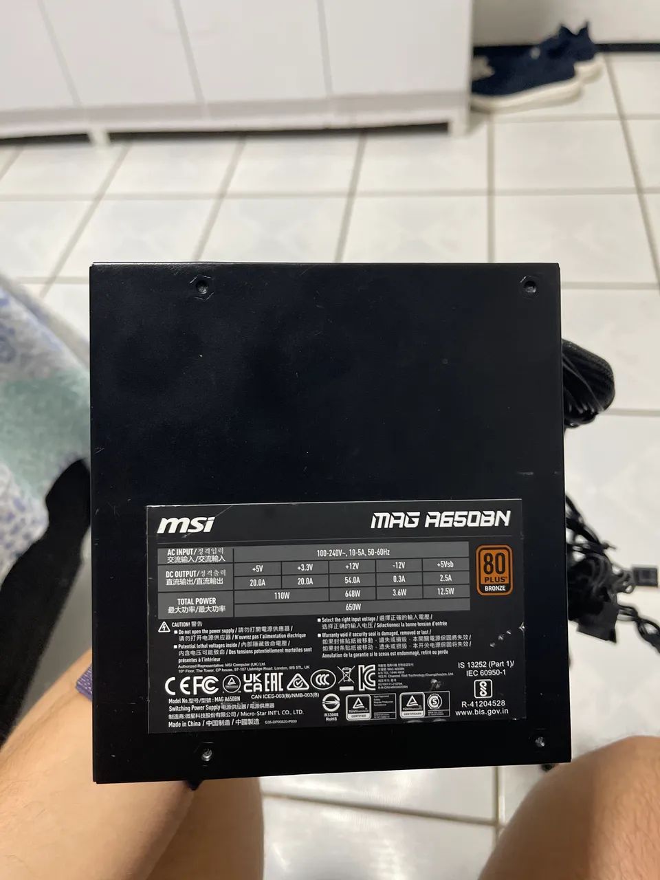 Fonte 650w pc gamer