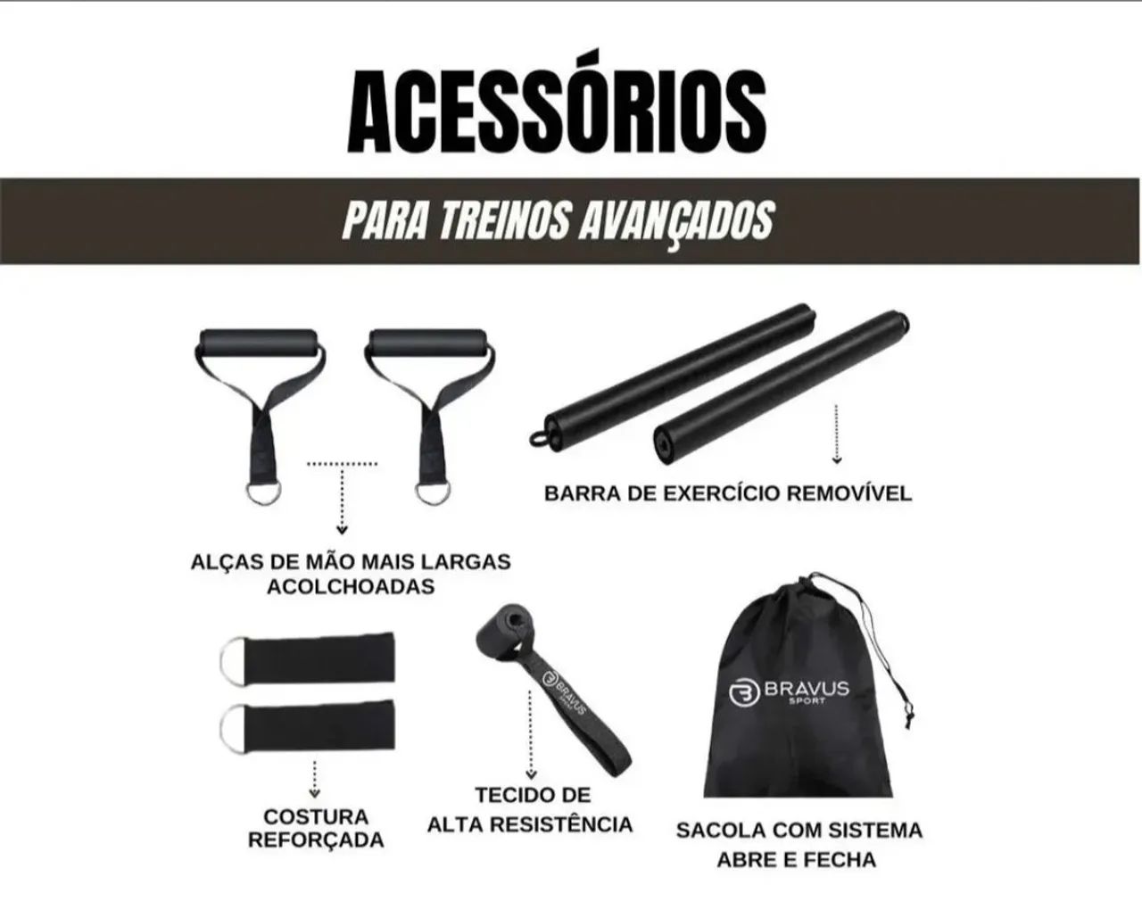 Elásticos para treino em casa - Foto 5