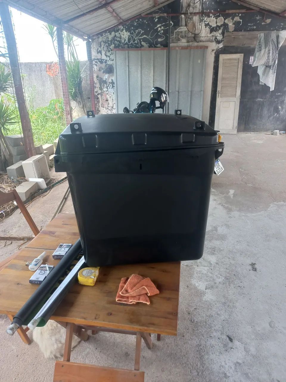 Bau icbras 110lt completo com suporte - Foto 2