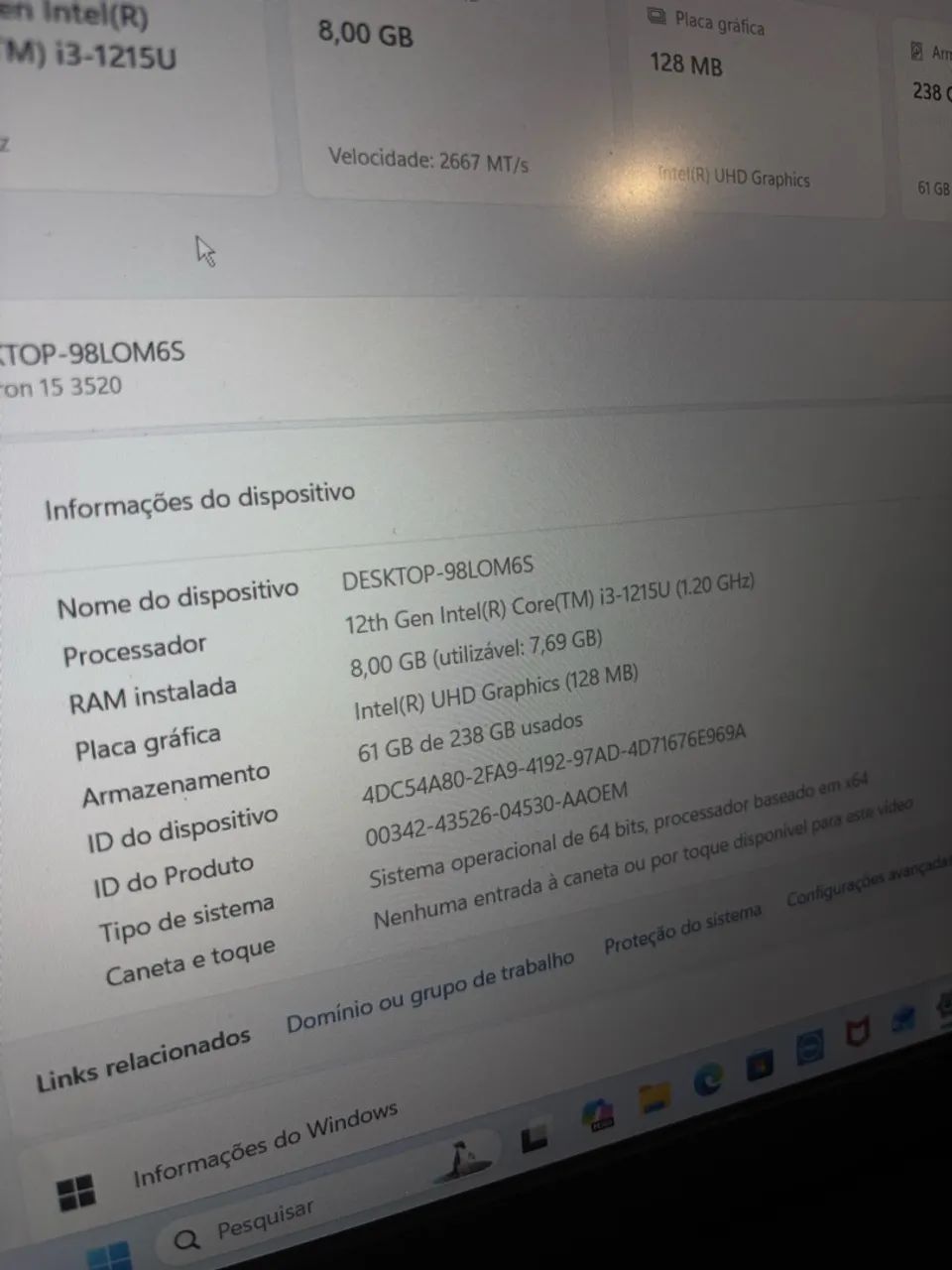 Notebook Dell Inspiron 15 3520 - Foto 3