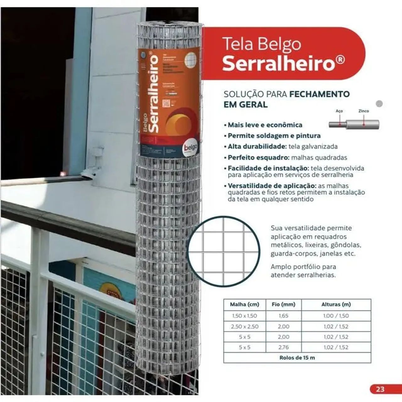 Tela belgo serralheria  - Foto 2