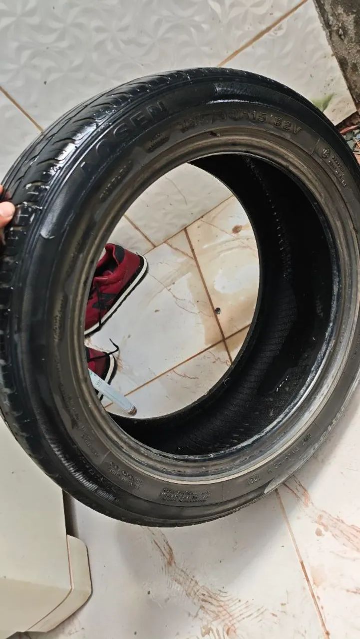 Jogo de pneu aro 15 195/50/15 - Foto 6