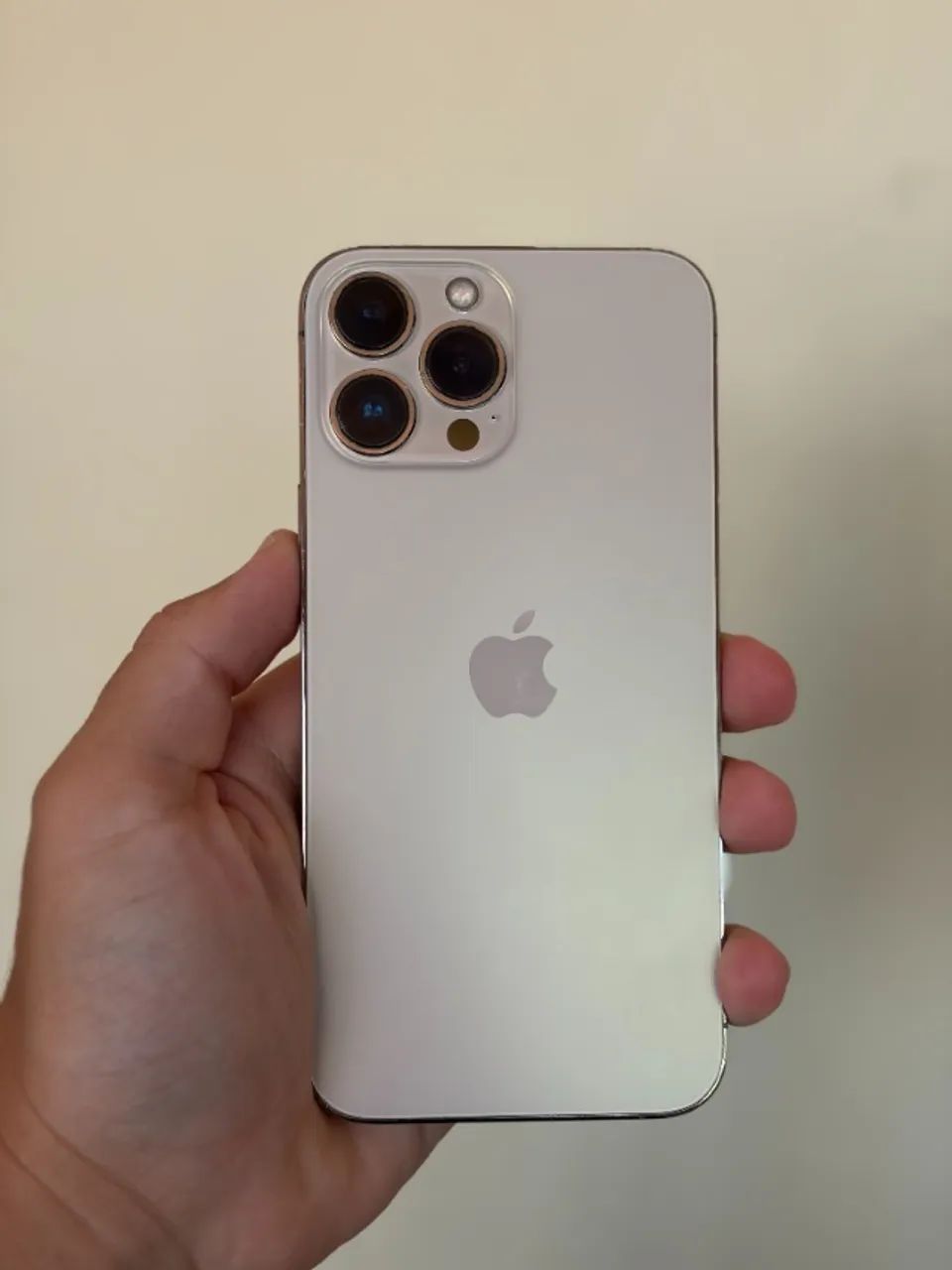iPhone 13 Pro Max 128GB Dourado - Bateria 100% - Funcionando Perfeitamente - Cartao 18x