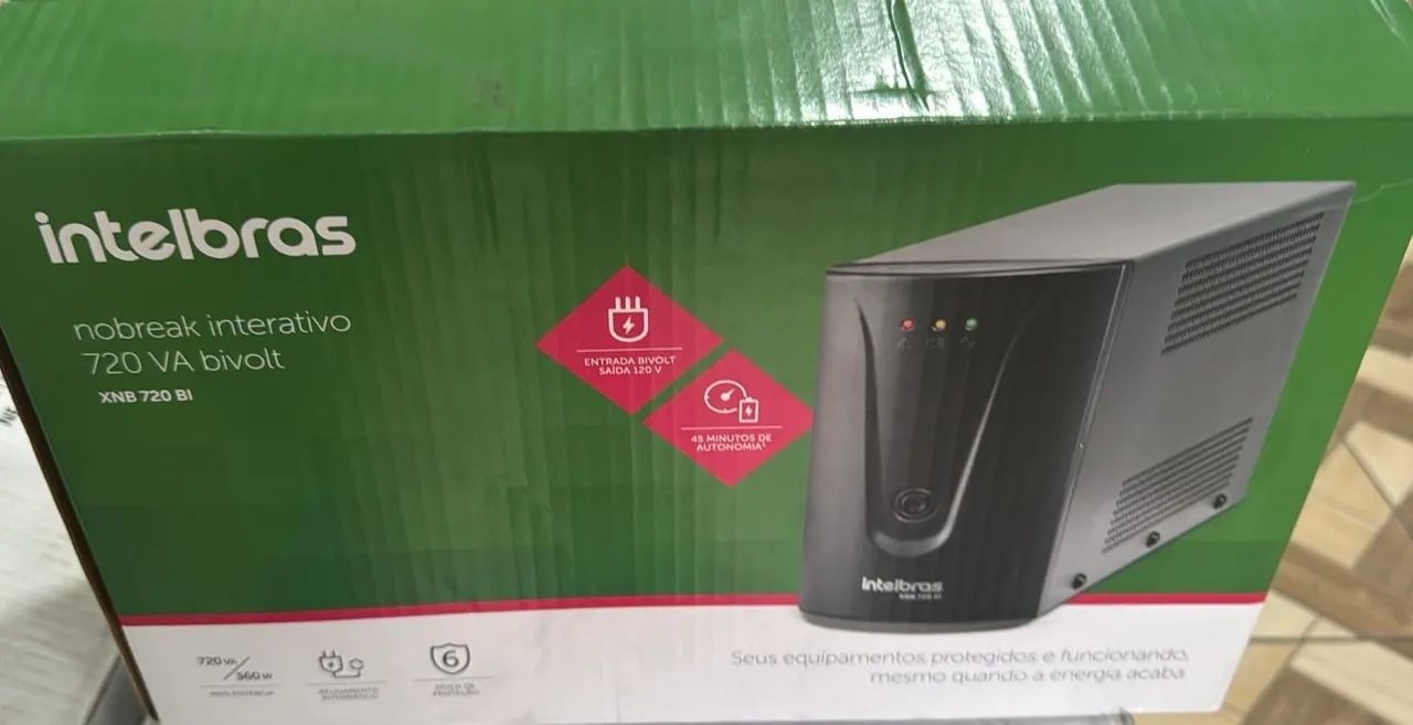Nobreak 720va Intelbras R$400 - Foto 2