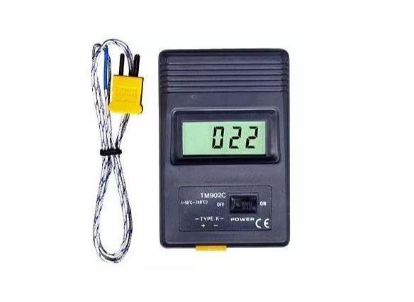 Termômetro Digital 1 Canal Com Thermopar Tipo K Tm-902c - -50º até 1300º C COD-AP2 