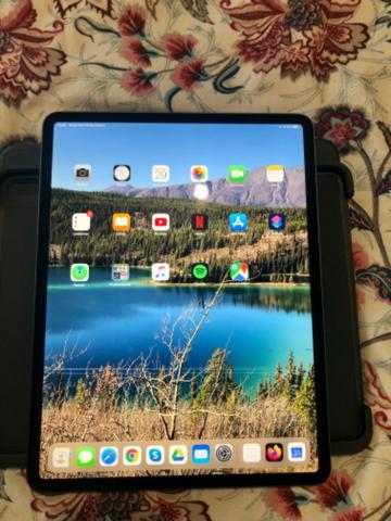 IPad Pro 12.9 Polegadas (3ª Geração) 64 GB Wi-Fi +Logitech Slim Folio + Adaptador Satechi - Foto 6