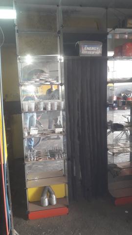 Armário de vidro prateleira espelhada - Foto 3