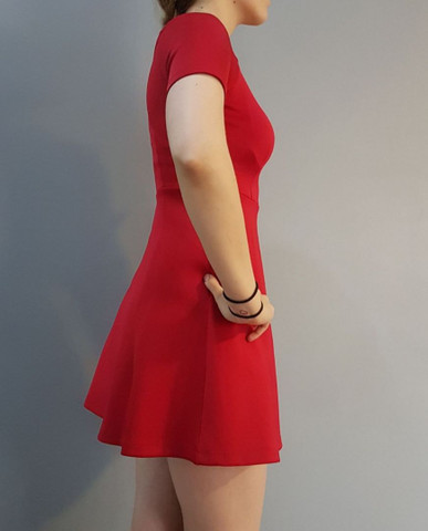 forever 21 vestido vermelho