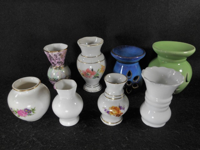 Conjunto De 8 Pequenos Vasos Antigos Em Porcelana Objetos De Decoracao Bigorrilho Curitiba 782083161 Olx