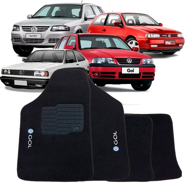 Tapete Carpete Preto Bordado Específicos Para Todos os Carros - Foto 2