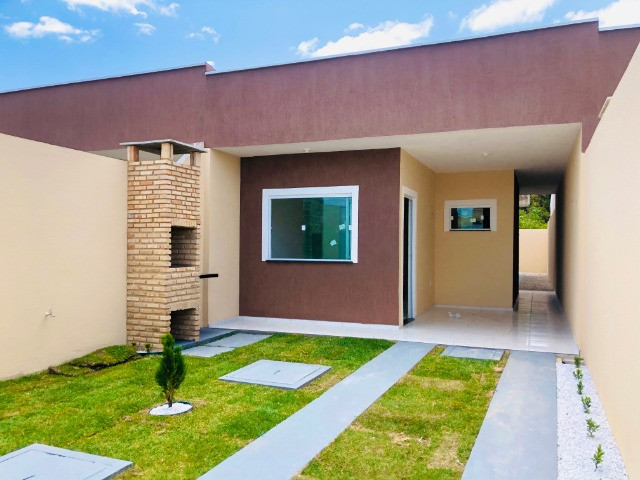 WS casa nova com 3 quartos,2 banheiros,coz.americana,quintal com otima localização - Foto 2