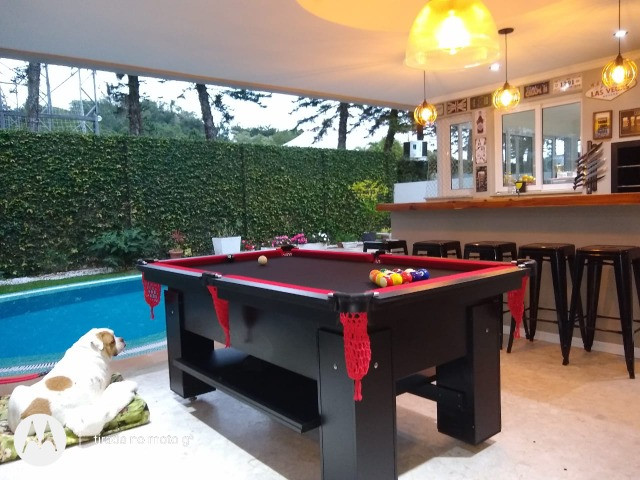 Mesa De Bilhar Preta Tx Tecido Preto Bordas Vermelhas Modelo TFR5874 - Foto 3