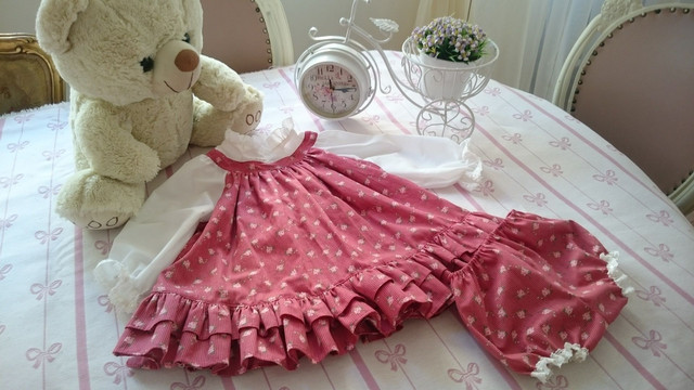 Vestido PARA boneca antiga Amiguinha FEITO 