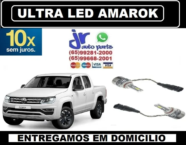 Lampada Ultra LED (Milha)Amarok 6000K 12V 24V