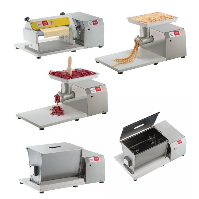 Conjunto malta mix masseira moedor cilindro extrusora 220v (nova) Alecs