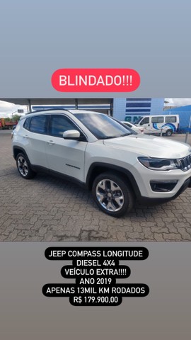 BLINDADO!!! JEEP COMPASS DIESEL
