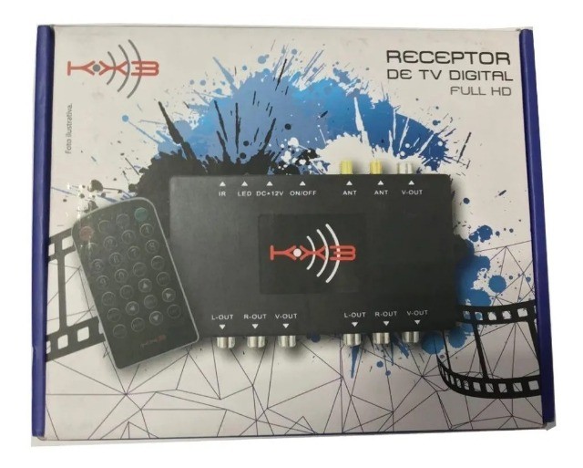 Receptor Tv Digital Automotivo 2x1 Full Hd 1seg - Hdmi Kx3 - Foto 2