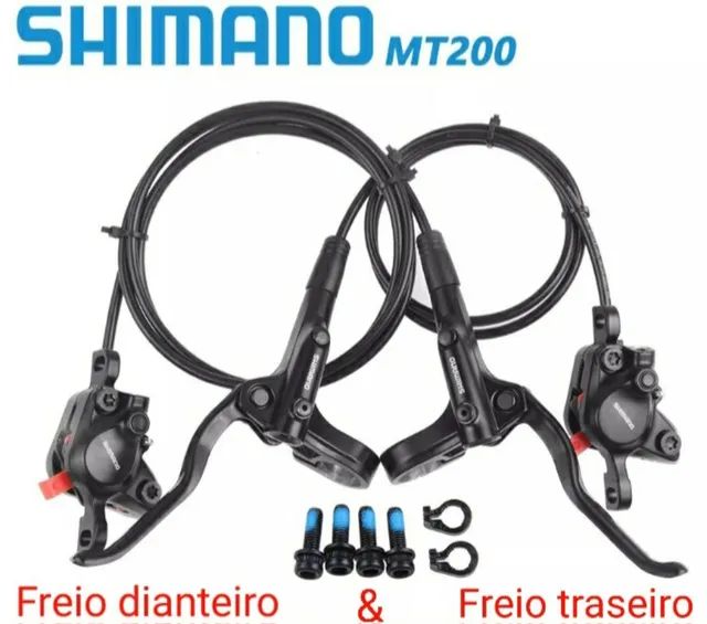 Par de Freio hidráulico Shimano mt200