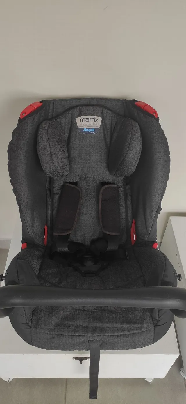 Cadeira Cadeirinha para Auto Carro Bebe Reclinável 3 Posições Shift Gray -  Burigotto