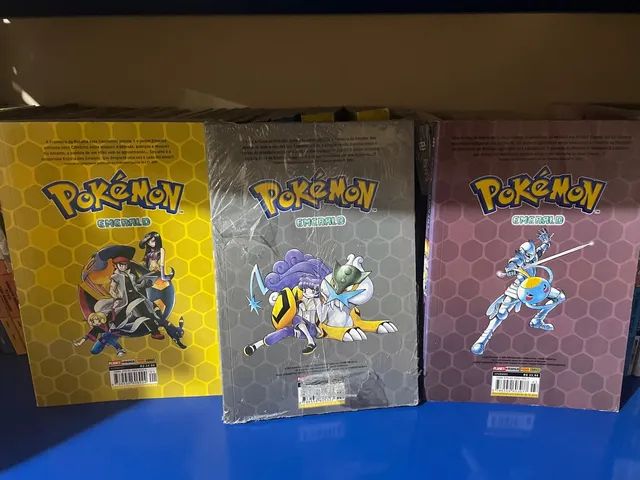 Mangá - Pack Pokémon Emerald - 01 a 03 - Novo/Lacrado em Promoção