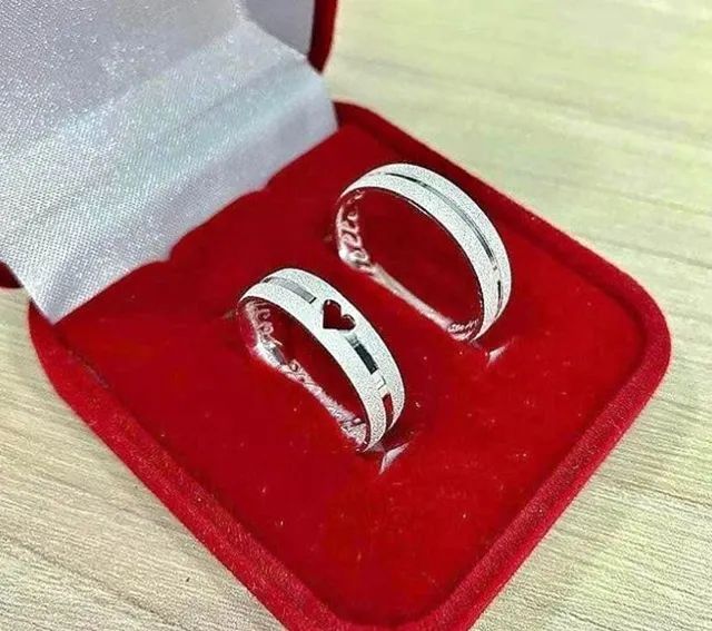 Alianças de prata 950 (enamoradosjp)