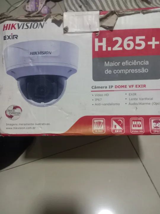 Câmera de Segurança IP Dome VF EXIR HIKVISION - H.265+ - Foto 4