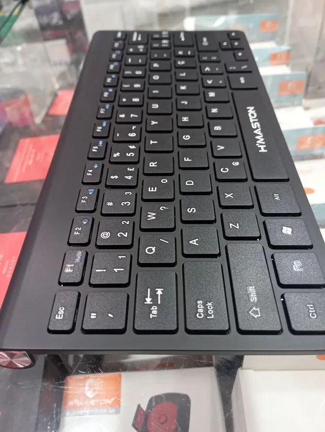 Kit Teclado e Mouse sem Fio Slim