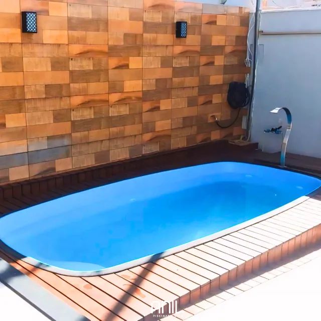 Piscina 4 Metros Oval Com Escada
