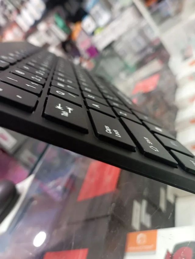 Kit Teclado e Mouse sem Fio Slim - Foto 2