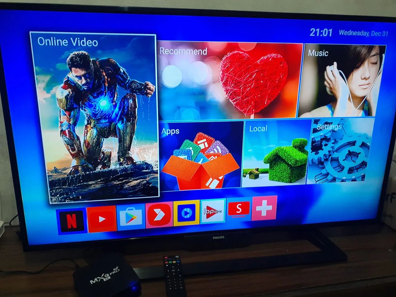 Conversor smart box tv Hdmi 