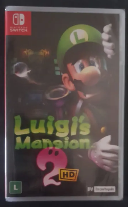 Jogo Luigi Mansion 2 HD Nintendo Switch Físico Lacrado