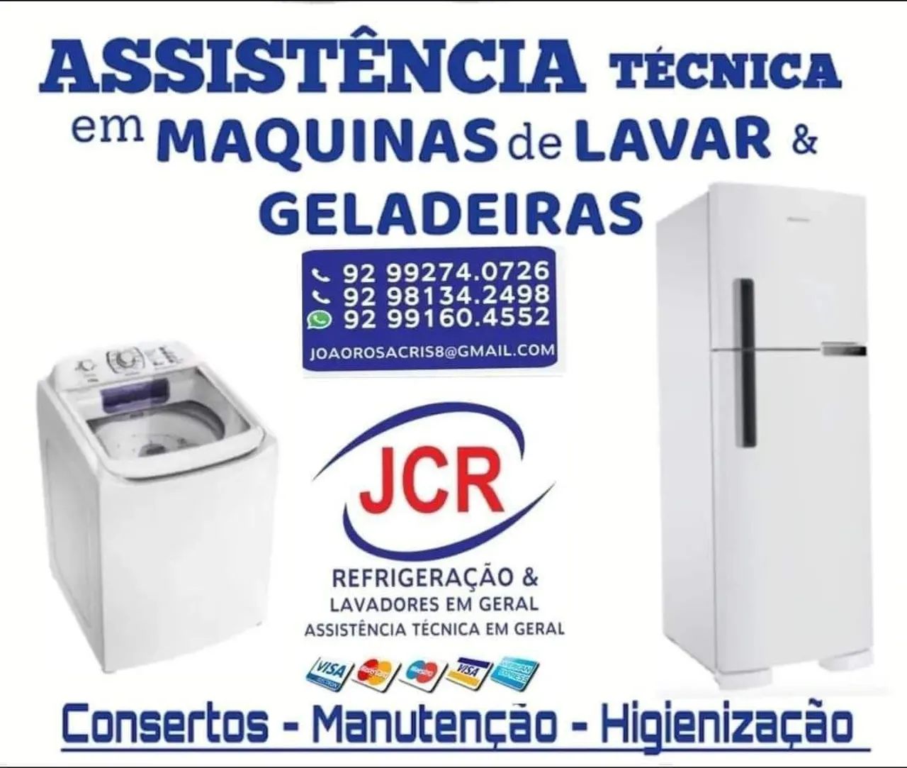 Assistência Técnica Geladeiras e Maquina de lavar Roupas