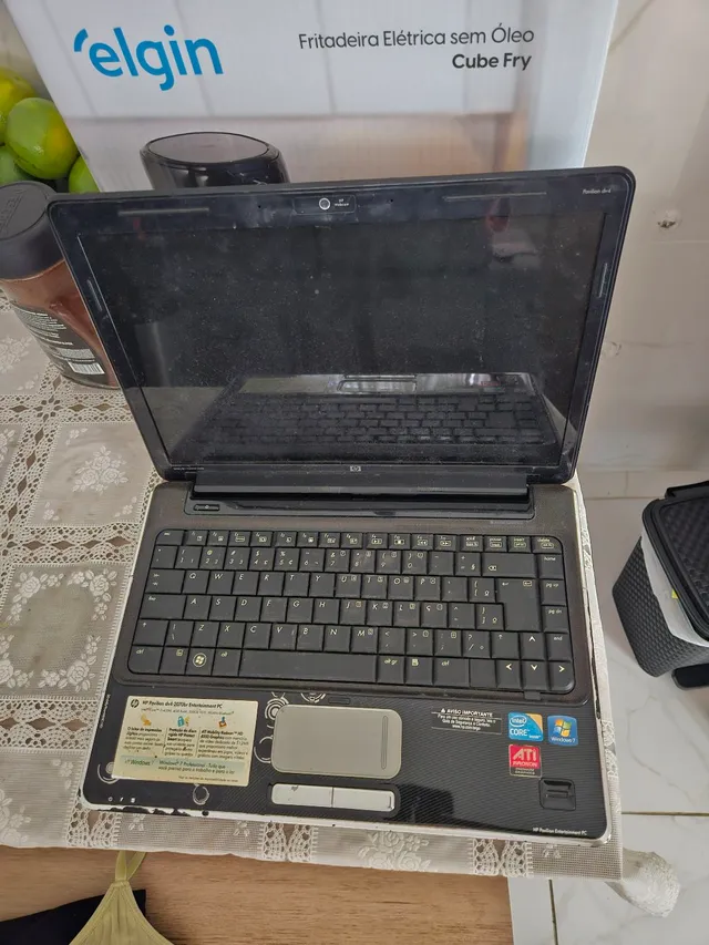 Notebook HP (defeito)