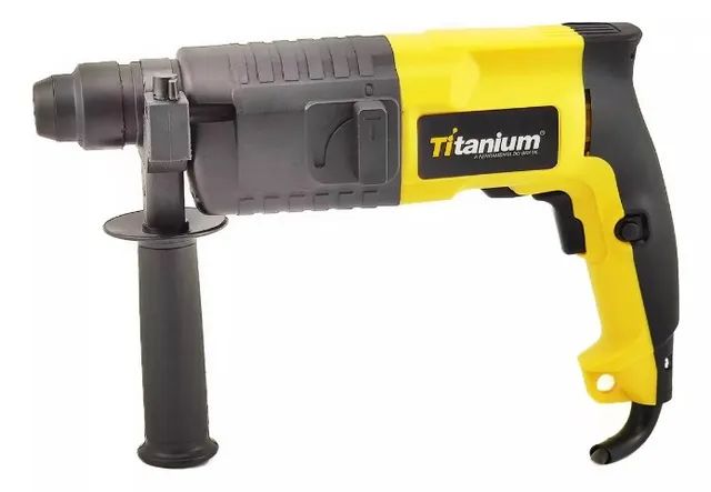 Martelete Eletropneumático Titanium Rompedor Perfurador 650w 3J Reversível 220V + 3 brocas - Foto 4