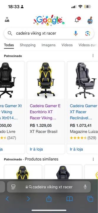 Cadeira Gamer XT Racer Viking -