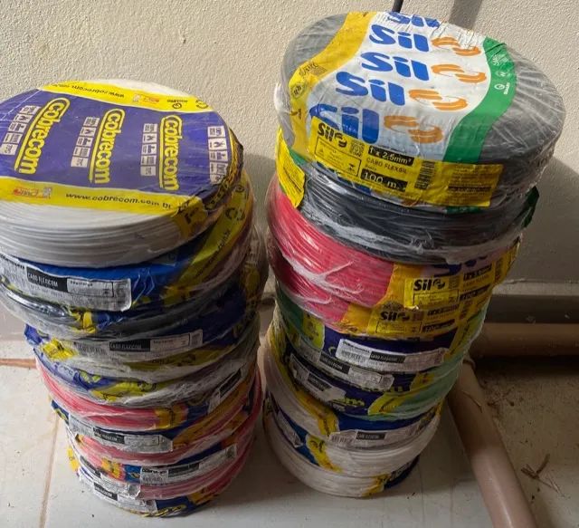 Cabos elétricos de 1,5mm