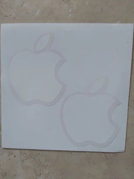 Adesivo Apple - Pacote com 2 - Foto 4
