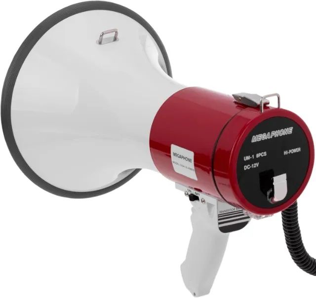 Megafone Profissional Lelong LE-999 - 50W de Potência Alto Falante Loja Coimbra - Foto 4