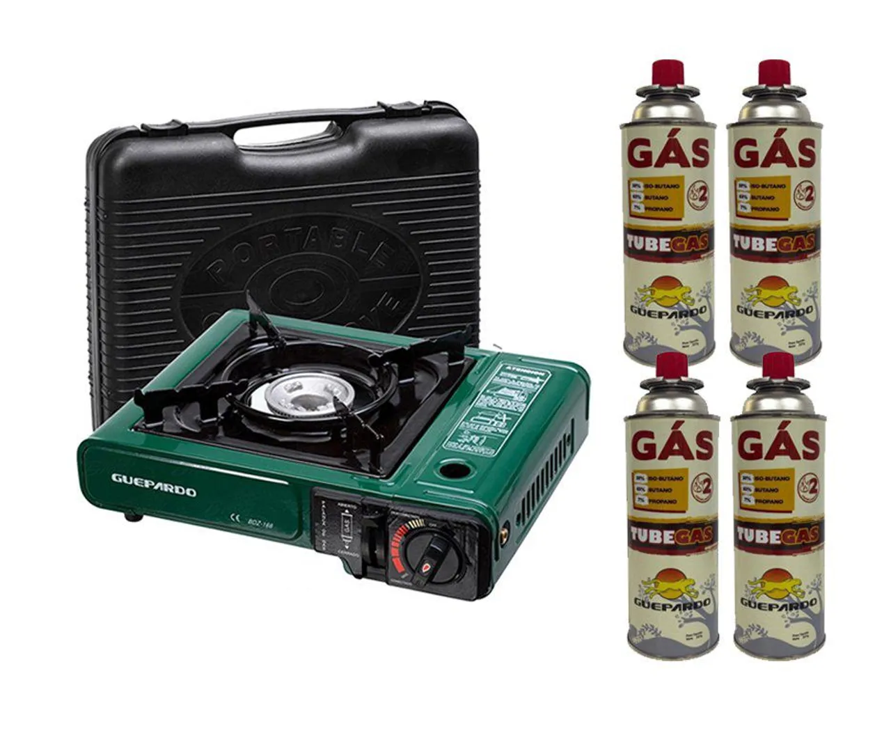Fogareiro fogão guepardo camping acampamento novo