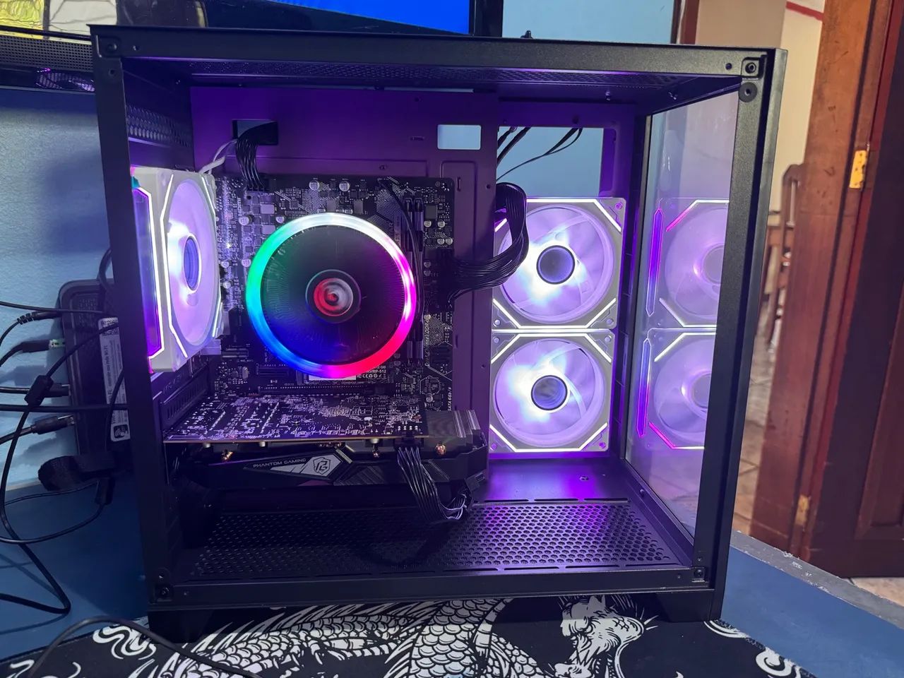 Cpu gamer intel core i5 10400f 16gb rx 580!