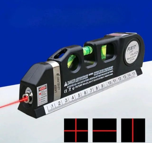  * nível laser de mão 6 em 1 